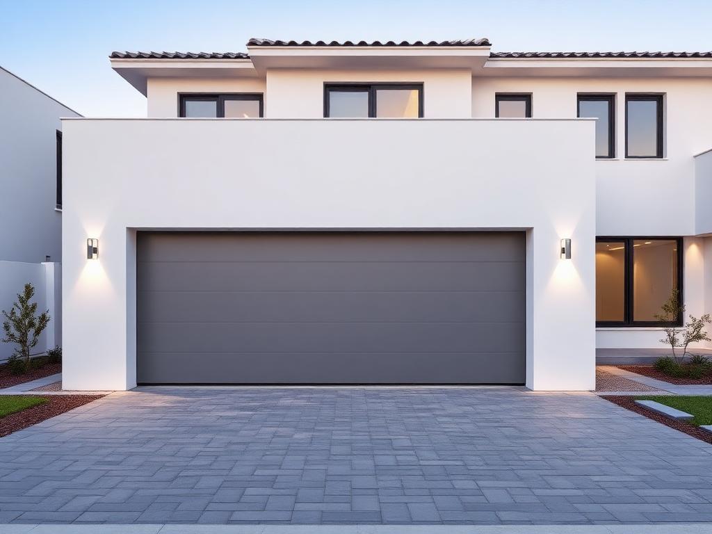 Ușă de garaj sectională anthracite